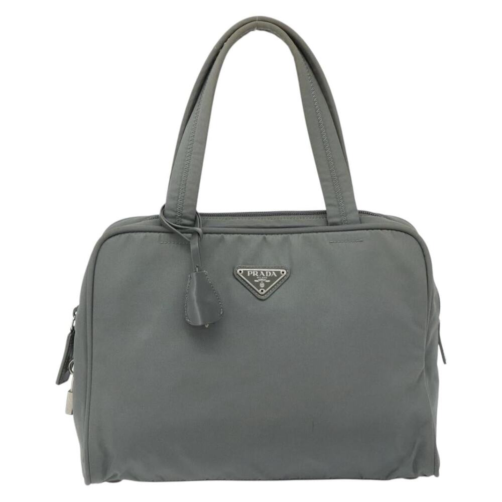 Prada Nylon Handbag Gray